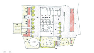 Treyford Barns Competition masterplan George and James Architects