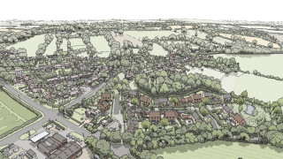 Warwickshire housing masterplan George James Architects