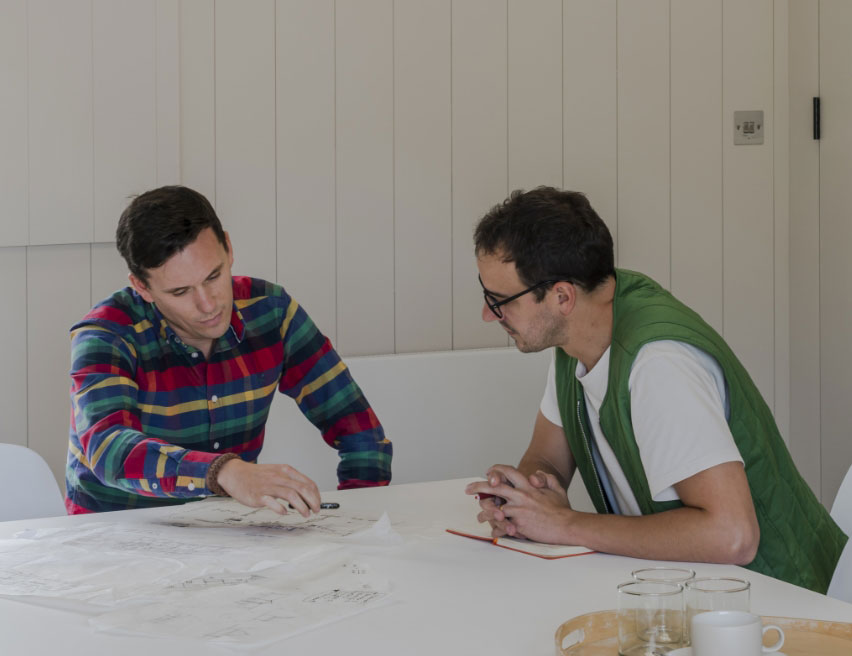 Darren and Chris Sketching