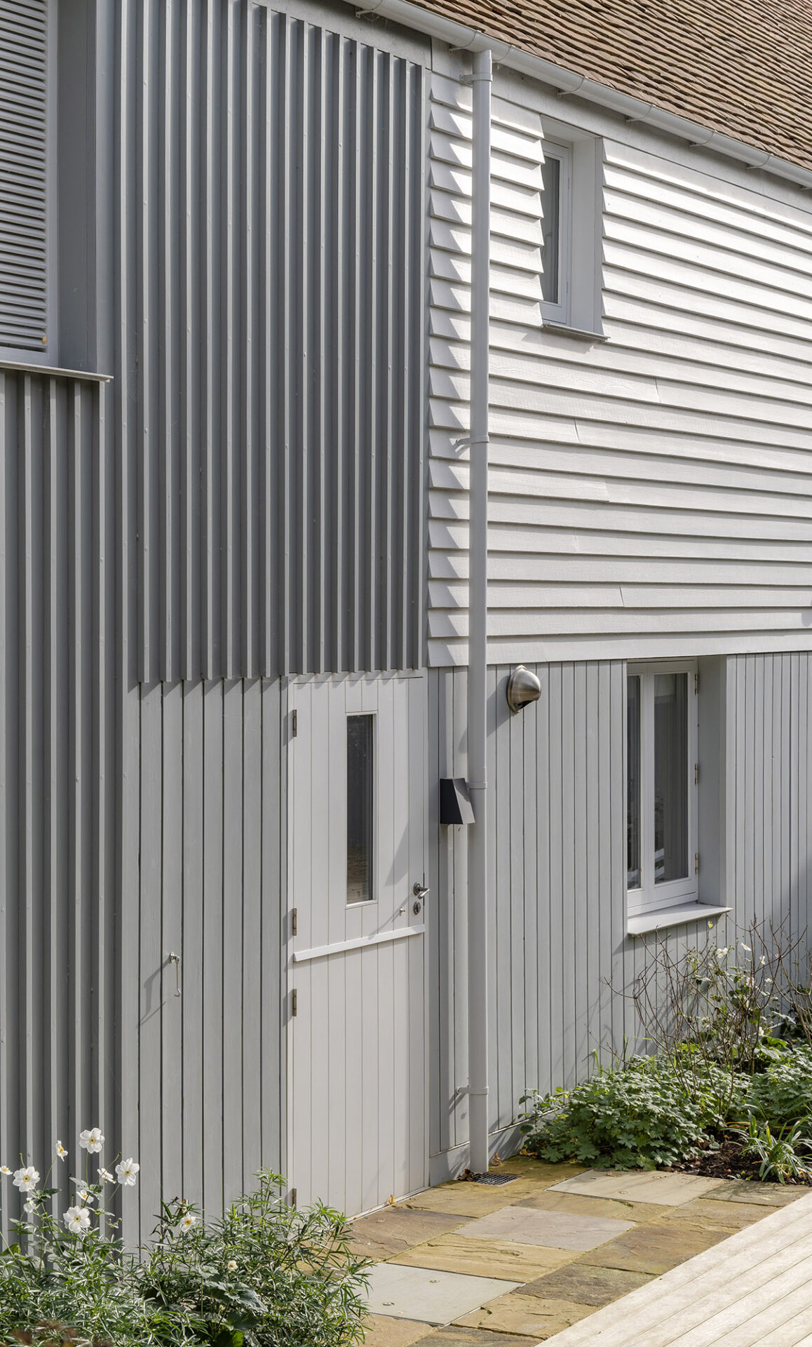 The Farmhouse external with cladding