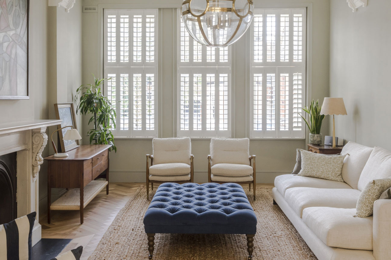 Modern London sitting room