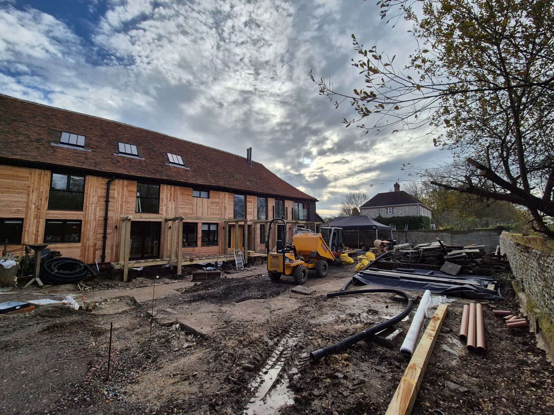 Aldingbourne Construction shot