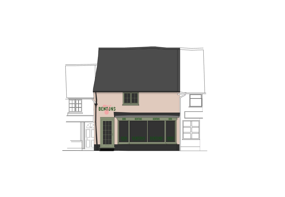 Bentons front elevation