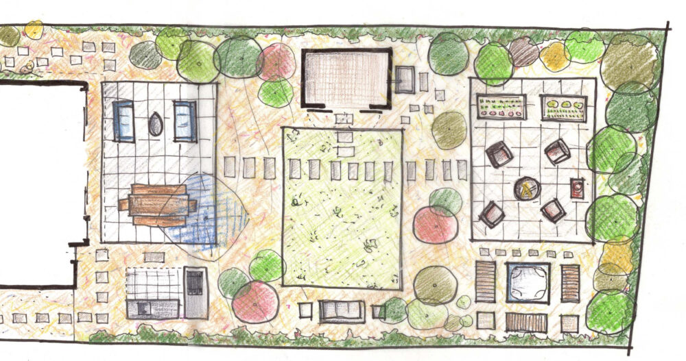 Binscombe bungelow sketch
