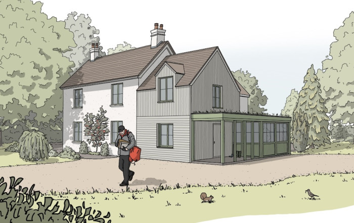 Midhurst house external visulisation