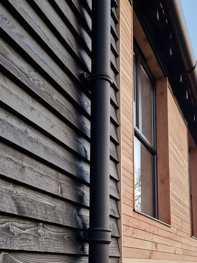 External wood cladding