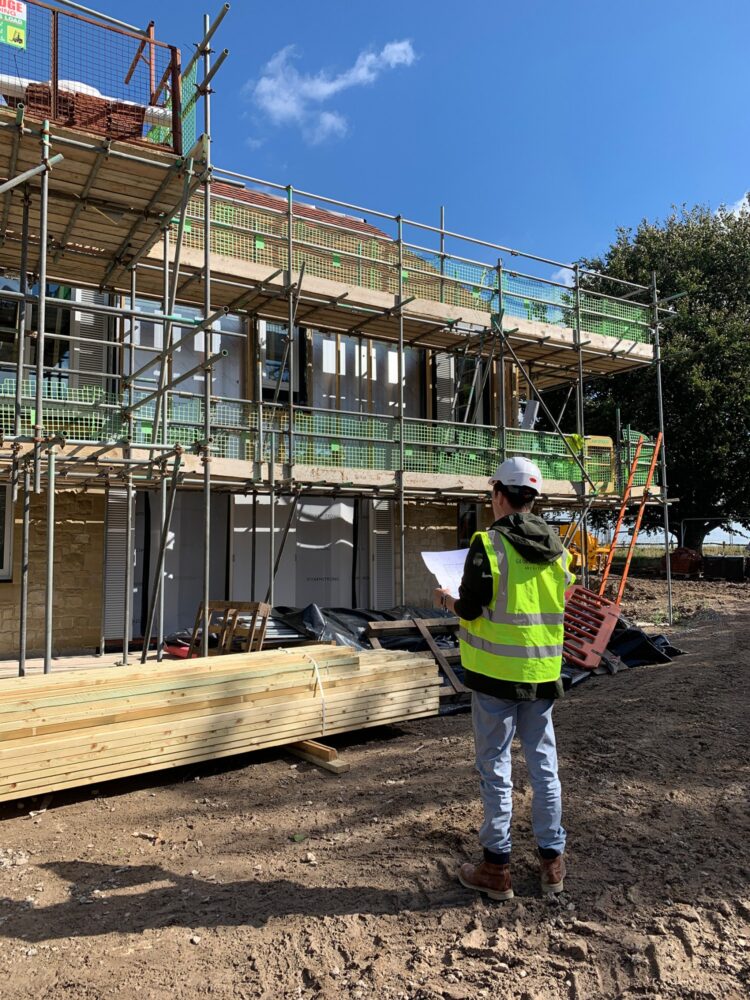 Site construction of large scale project