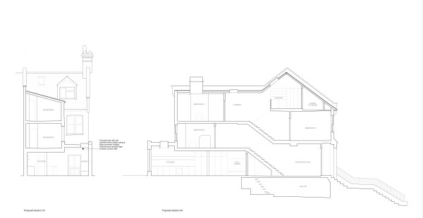 sections of a drawing