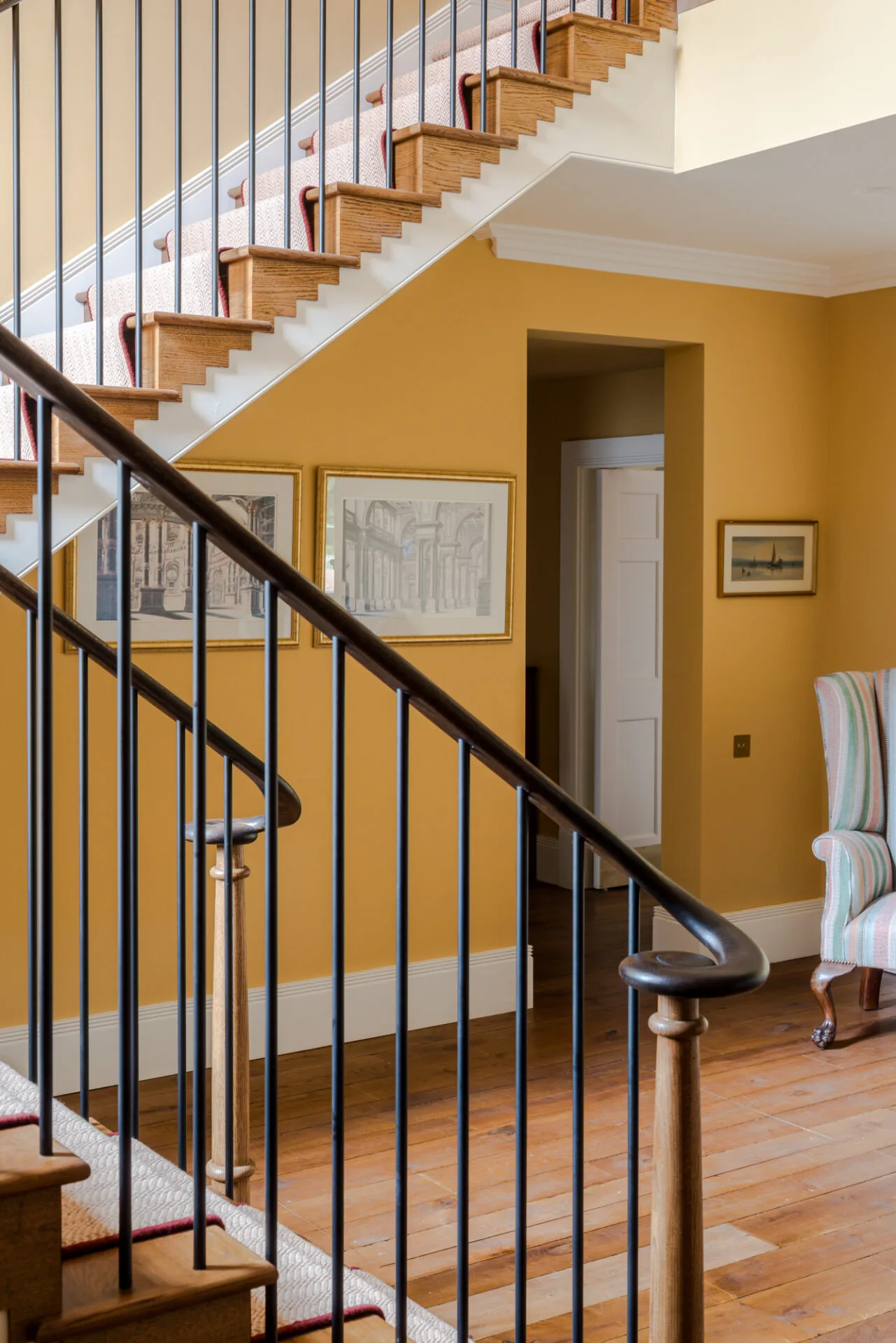 Herefordshire farmhouse staircase