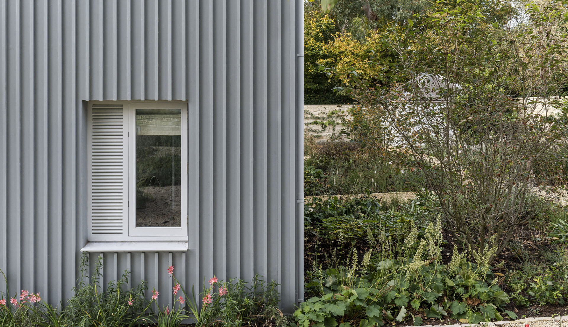 The Farmhouse with planting