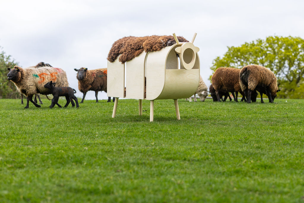 Barkitecture entry with sheep