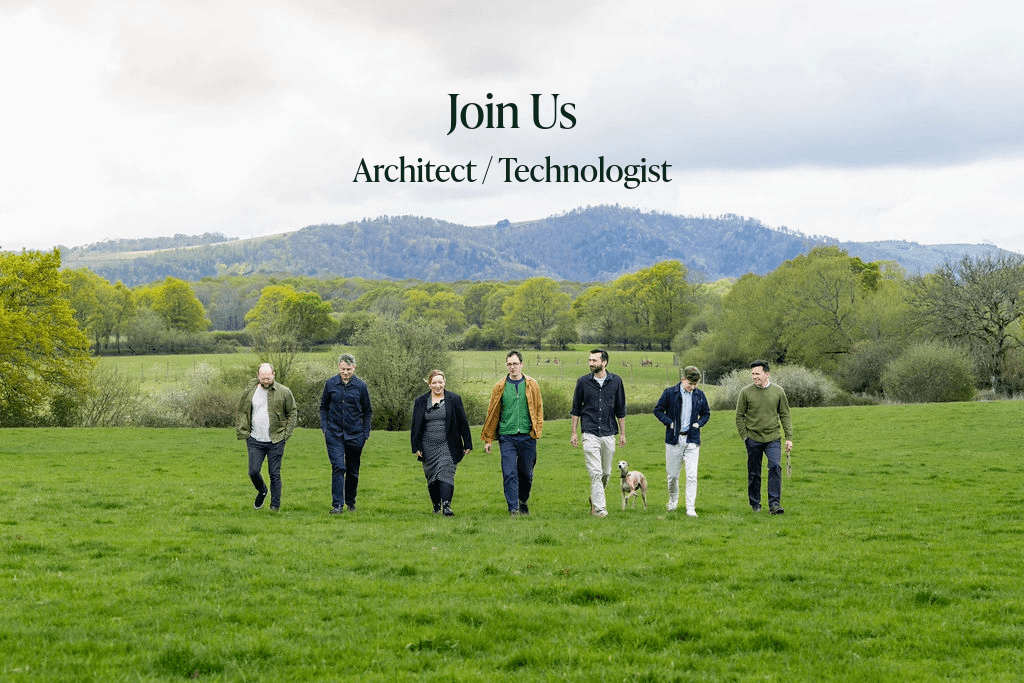 George and James Architect team photo on a walk in the South Downs National Park - Recruiting for an Architect